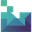 Pixelated raster logo